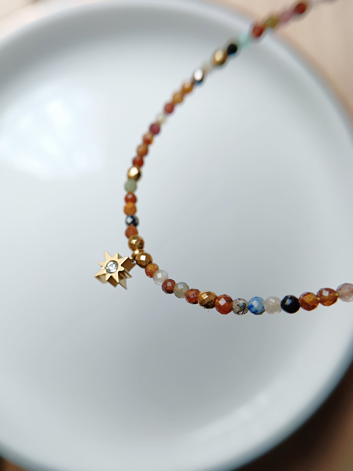Collier mix pierres