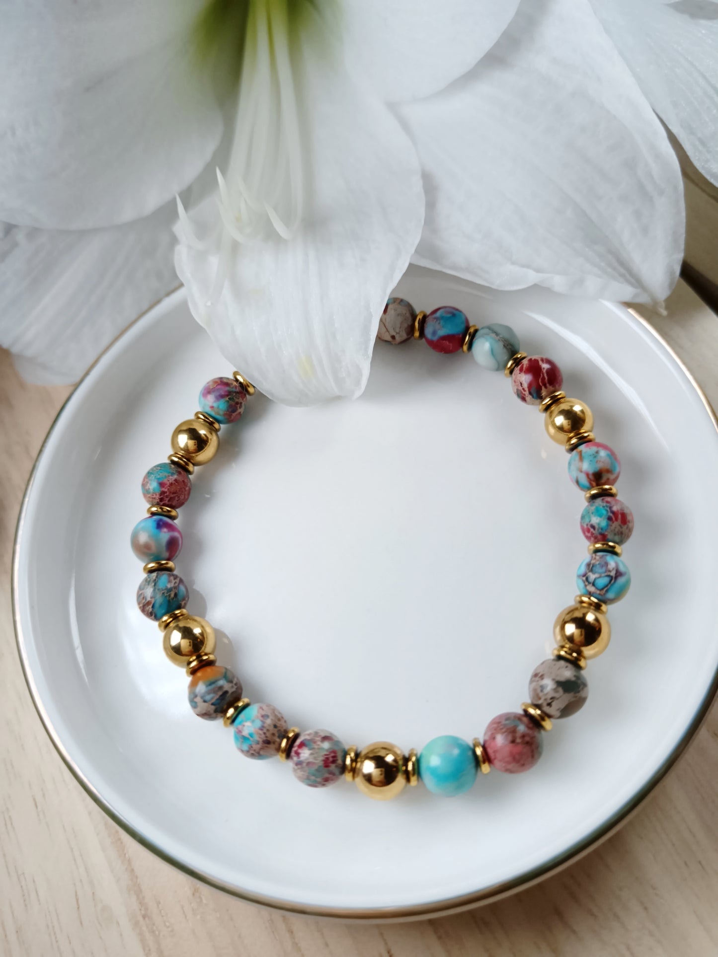 Bracelet jaspe impériale