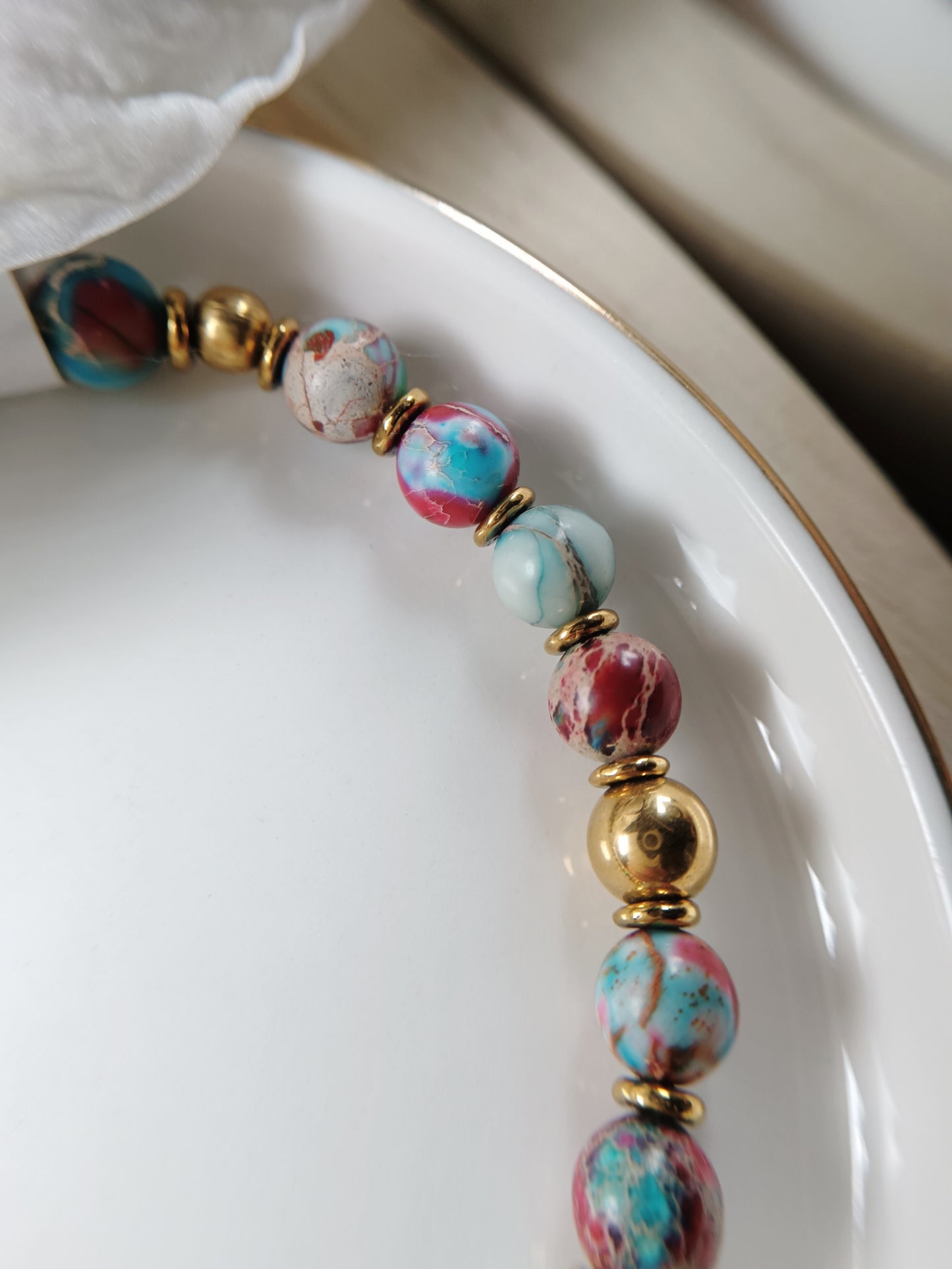Bracelet jaspe impériale