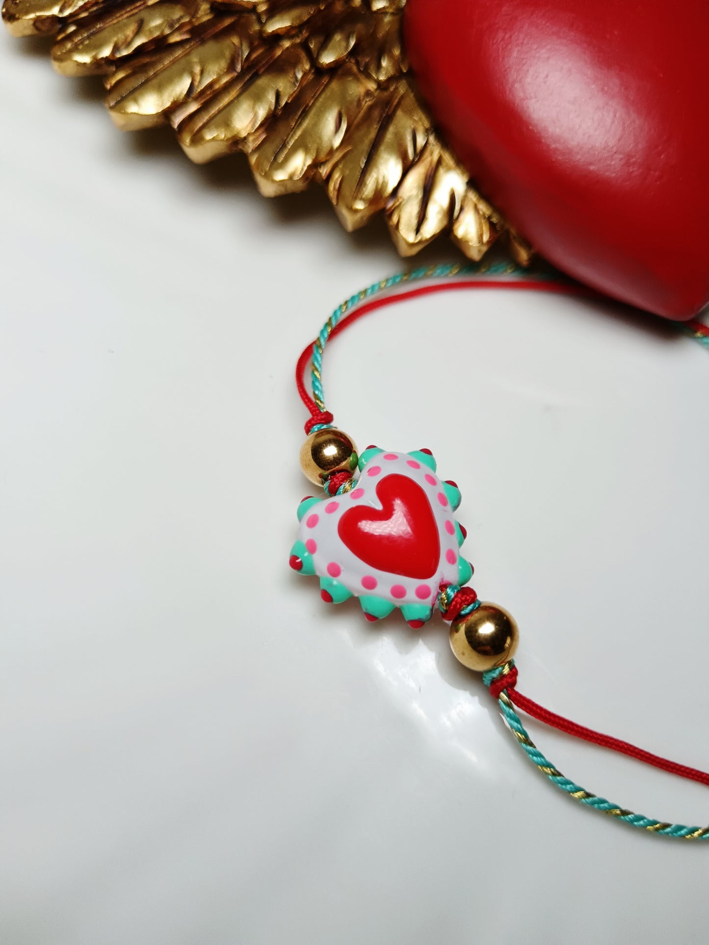 Bracelet heart pastel