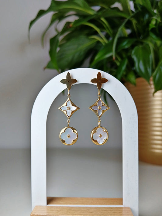 Boucles d'oreilles étoiles