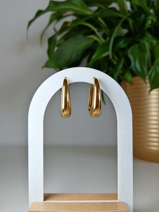 Boucles d'oreilles créoles gouttes