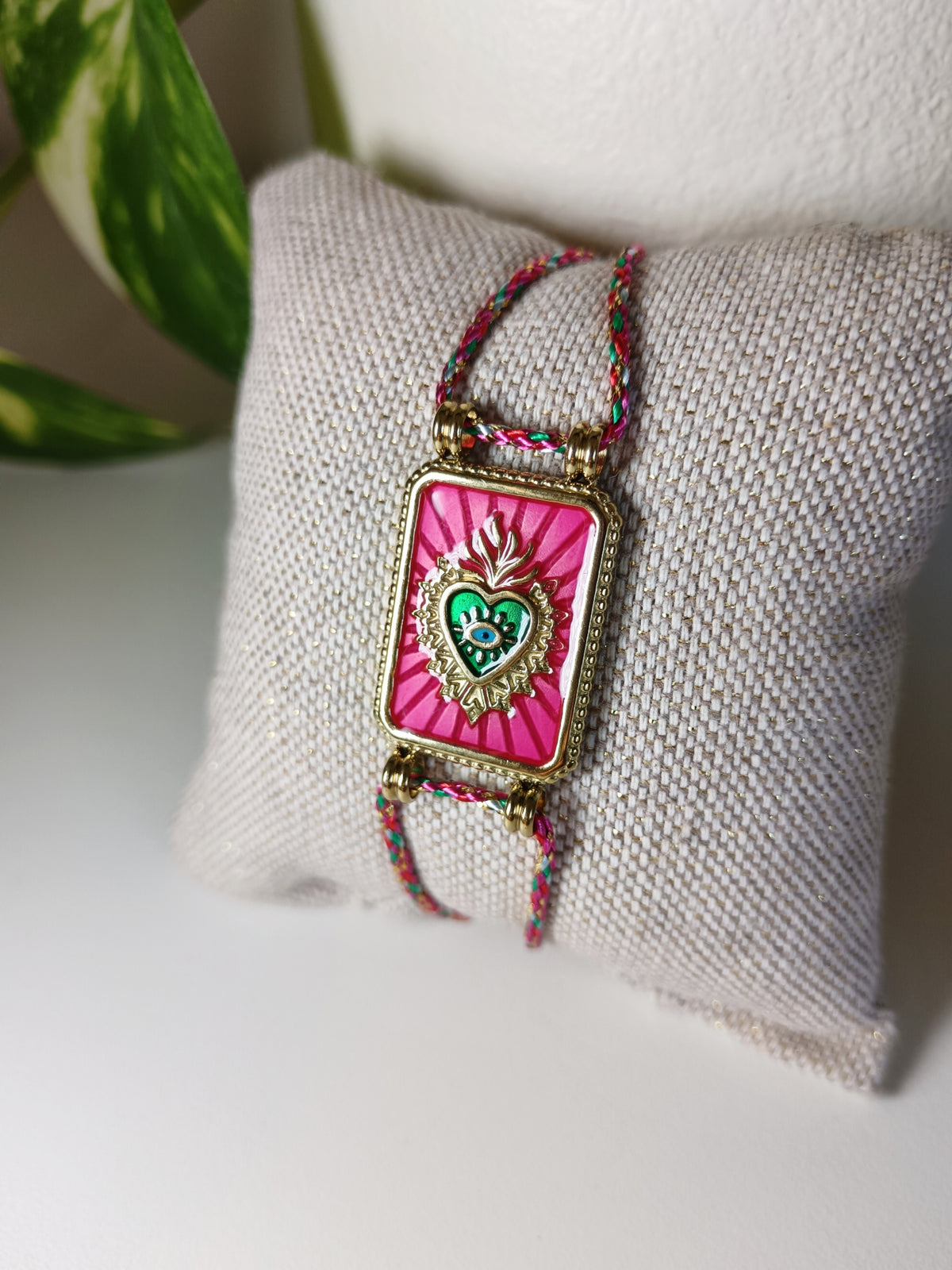Bracelet ex-voto rose