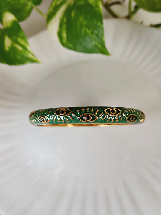 Jonc thaïlandais œil vert