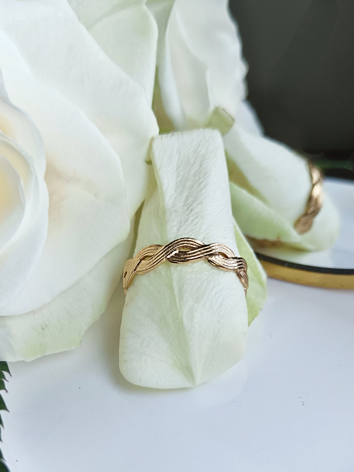 Bague vagues mêlées