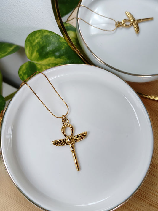 Collier croix égyptienne ankh