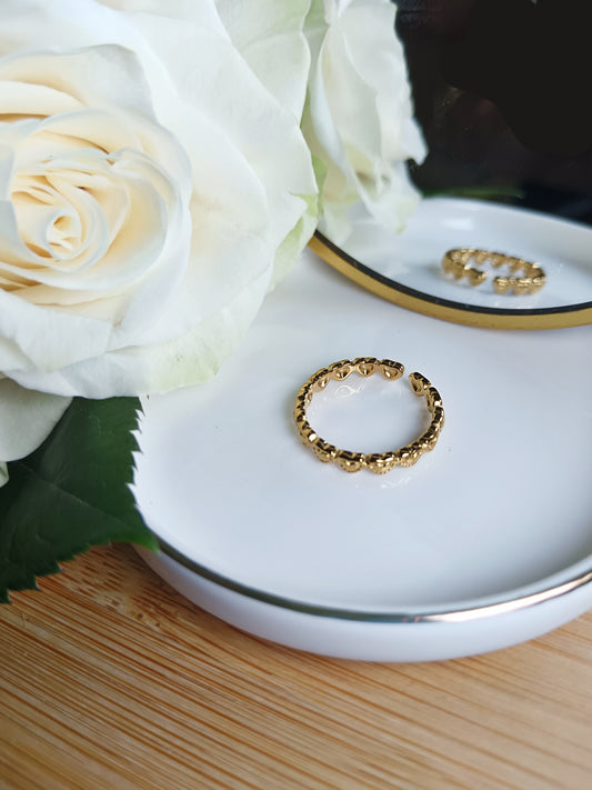 Bague cœurs